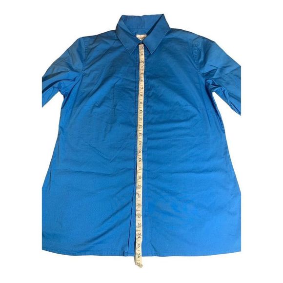 Chico’s Royal Blue Button up Blouse - Picture 10 of 12